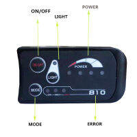 JN แบตเตอรี่ไฟฟ้าแสดงผล36V 48V LED S810แสดงผลแผงควบคุม E-Bike พร้อมขั้วต่อกันน้ำ