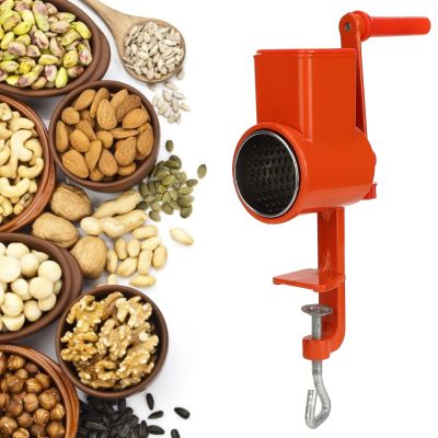 Hand Cranking Manual Grinder Portable Grinder Aluminum Alloy Milling Machine for Nuts Grain Corn Wheat Oats Grinders Shaker
