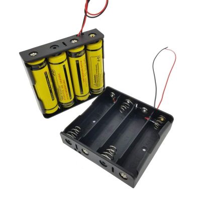 18650 Battery  Box  DIY Batteries Clip Holder Container With Wire Lead Pin 1x 2x 3x 4x Power Battery  Case