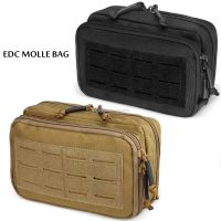 【YF】 Outdoor Molle Waist Admin Pouches with Map Sleeve Attachment Utility