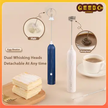 Handheld Milk Frother - 3 Mixing Speeds Coffee Frother and Egg