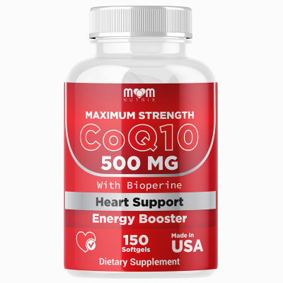 MOM Nutrix CoQ10 500 mg. 150 softgels Coenzyme Q10