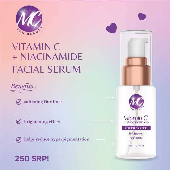 MC SKN BEAUTY Vitamin C + Niacinamide Facial Serum (30ml) | Lazada PH