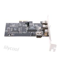 อะแดปเตอร์การ์ด Pci - E 1 X Ieee 1394 A 4 พอร์ต ( 3 + 1 ) Firewire 6-4 Pin สําหรับ Desktop Pc