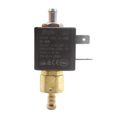 Jiayin JYZ-3 Normally Open N/O 2/2 Way AC 230V Cannula Brass Coffee Makers Steam Air Water Electric Solenoid Valve Inlet Valve Valves