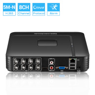 Hamrol 8CH 5M-N HVR H.265 Hybrid Video Recorder Support AHD TVI CVI CVBS thumbnail