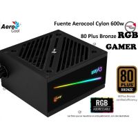 โปร PSU (80+Bronze) AeroCool CYLON A-RGB 600W 700W FULL RANGE #POWER SUPPLY PC ##สายชาร์จ ไมค์ คีย์บอร์ด หูฟัง เคส ลำโพง Wireless Bluetooth คอมพิวเตอร์ โทรศัพท์ USB ปลั๊ก เมาท์ HDMI