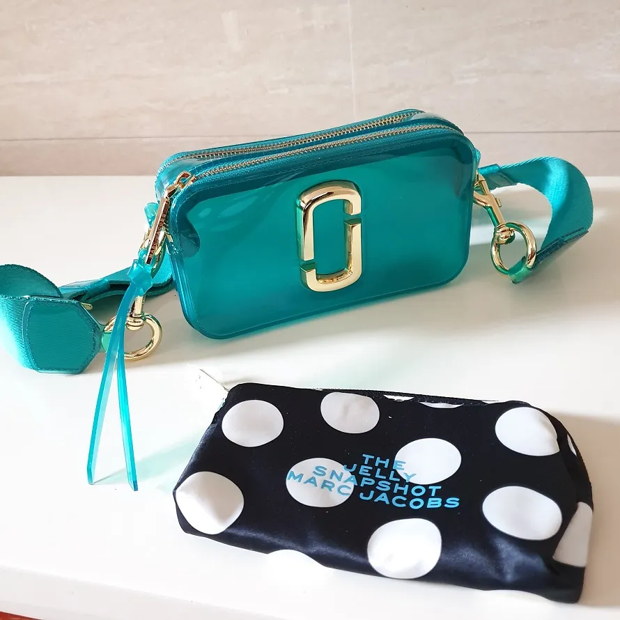 MARC JACOBS Jelly Small Snapshot Camera Bag Turquoise 1205174
