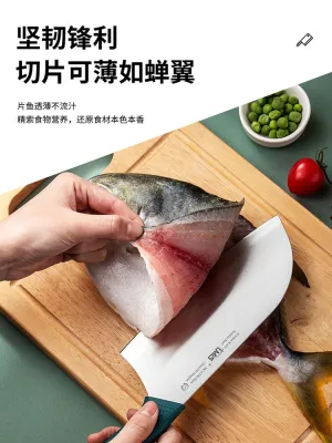 Kitchen chopping knife cutting board knife set household cutting board kitchen utensils full set of dormitory baby food supplement tools two-in-one 【JYUE】