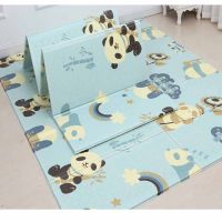 Folding Baby Play Mat Xpe Puzzle Car Double-sided Climbing Mat Car Game Climbing Mat Cartoon Folding Baby Car Padded