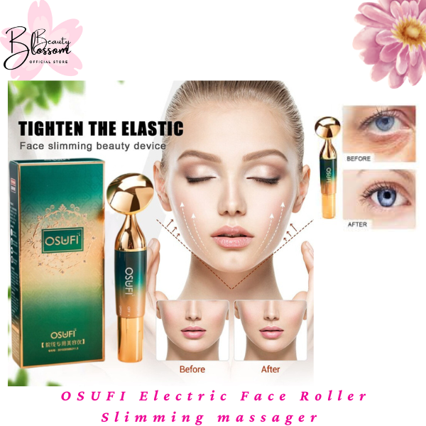 ORIGINAL OSUFI Electric Face Roller Slimming Vibration Massager Facial