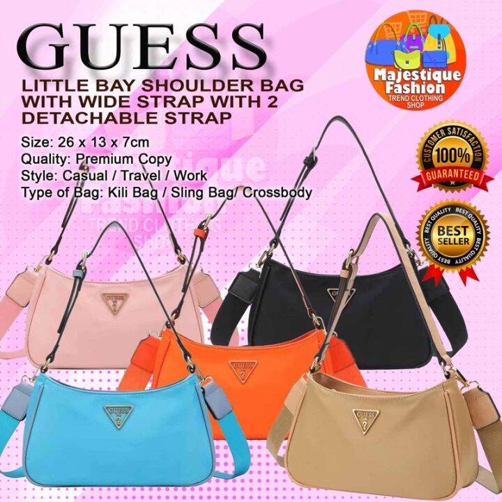 GUESS Little Bay Shoulder Bag with Wide Strap Sling Lazada PH