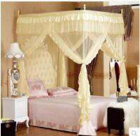 【LZ】☒■  Romantic ! elegant 4 Corner Post Bed Canopy Mosquito Twin Sizes Netting (No Bracket)