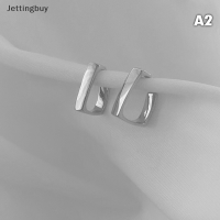 Jettingbuy ต่างหูแฟชั่นใหม่,นาฬิกาผู้หญิงสแตนเลสต่างหูเม็ดกลมมันวาวเครื่องประดับของขวัญปาร์ตี้วันเกิด