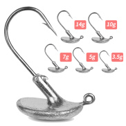 10PCS 3.5g 5g 7g 10g 14g Tumbler Fishing Hook Soft Lure Jigging Hook Jig