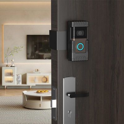 ✆ Ring Doorbell Mount 90 Degree Adjustable Anti-Theft Video Doorbell Mount No-Drill Mounting Bracket Wedge Adapter Holder