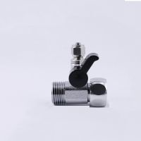 1/2" To 1/4" L ead Free RO Feed Water Adapter Tee Ball Valve Faucet Shut Off Ball Valve Fitting Connection RO Water Filter Plumbing Valves