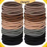 CHONGXI 120pcs ไนลอนทำจากไนลอน ที่คาดผมเชือกมัดผม อีลาสติก นุ่มนุ่มๆ แหวนติดผม มีสไตล์ สวยงดงาม ที่ยึดผมหางม้ายางยืด อุปกรณ์เสริมผม