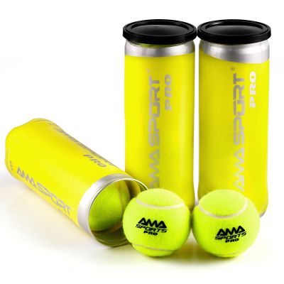 AMASPORT PRO Padel Balls Tennis Competition Training 3/6 Pack