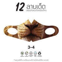 3D 12ลายเท่ห์ 12 ลายเด็ด ผ้าสำหรับจมูก ปาก no. 3