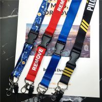 （ใหม่）ก่อนเที่ยวบิน Lanyards สำหรับสายคล้องคอที่สำคัญสำหรับบัตรตรายิมพวงกุญแจเชือกเส้นเล็กพวงกุญแจ DIY แขวนเชือกพวงกุญแจ Correa Cuello