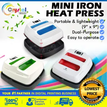 Mini Heat Press Machine Mini Electric Iron with PVC Doormat for