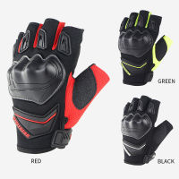 ถุงมือรถจักรยานยนต์ครึ่งนิ้ว Motorcross Racing ป้องกัน Offroad ขี่สกู๊ตเตอร์ Moto Breathable Motocross Gauntlet ฤดูร้อนใหม่