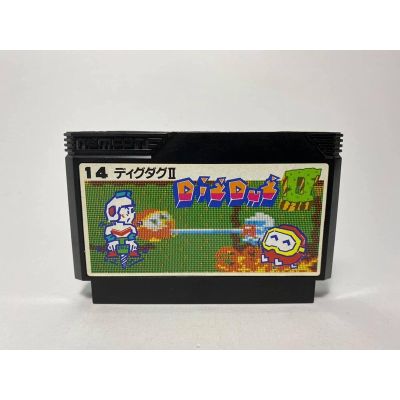 ตลับแท้ FAMICOM  DigDug II