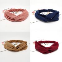 【CC】ↂ❆  2023 Headbands Turban Elastic Headwear Wrap Hair Accessories Striped Bands  for