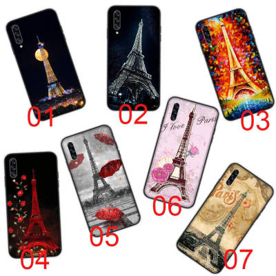 Eiffel Tower อ่อนนุ่ม ซิลิโคน เคสโทรศัพท์ หรับ Xiaomi Redmi Note 9 8 10A 9C 8A 9S 7 9T 6A 7A 9A 8T Prime Pro NFC Power Max Black ปก