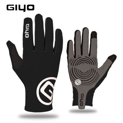 GIYO ถุงมือขี่จักรยานถุงมือขี่จักรยานเสือภูเขาทางหลวงครึ่งนิ้วถุงมือนิ้วสั้นยาว S-02