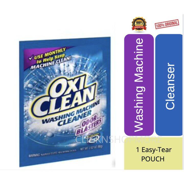 Oxiclean Washing Machine Cleaner with odor Blasters 80g (1 pouch) USA
