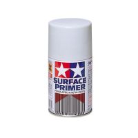 TAMIYA 87026 SURFACE PRIMER FOR PLASTIC &amp; METAL (GRAY) 100ml สีสเปรย์รองพื้นโมเดล บริการเก็บเงินปลายทาง