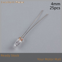 Excellent 25PCS 5mm 4mm 3mm CLEAR 12V หลอดไฟขนาดเล็กของหลอดไฟข้าวสาลีสวิทช์ปุ่มหลอดไฟ