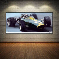 Louts 49 Jim Clark Matra MS80แจ็คกี้ผ้าใบลายพิมพ์โปสเตอร์รถคลาสสิกสำหรับบ้าน Dinding Kamar Tidur ตกแต่งศิลปะพัดลมในรถยนต์ Canvas245ของขวัญ