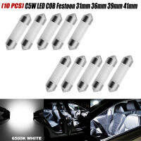 10 PCS C5W LED Bulb mm Festoon LED COB 12V 6500K White Car Interior Dome Reading Light License Plate Luggage Lamps