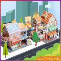 โมเดลบ้าน โมเดลร้านค้า งานประกอบ 3 จิ๊กซอว์กระดาษ เกมสมอง ของเล่นเด็ก 3D puzzle BUY HERE