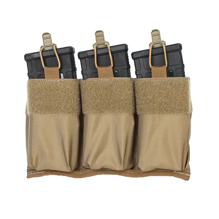 IDOGEAR PEW Tactical Triple Magazine Pouch 556 Adapt DOPE Pouch 556 MAG