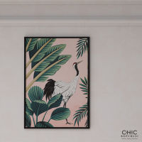 Chic Republic TROPICAL FOREST-B/50x70,ภาพติดฝาผนัง - สี ดำ/หลากสี