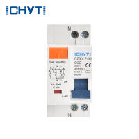 CHYT DZ30LE TPNL DPNL 1P+N AC 230V 32A 63A 30mA 4.5KA 6KA มินิเบรกเกอร์กระแสไฟตกค้างรั่วไหล RCCB RCBO-Souyine