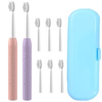HOKDS Sonic Electric Toothbrush Set for Adults Children Oral Clean Replacement Tooth Brush Dental Whitening with Travel Storage Box