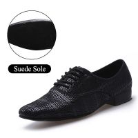 Mens Dance Shoes For Man Boy Male Ballroom Latin Tango Jazz Modern Dancing Shoes Black Salsa Practice Shoes Low Heel