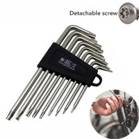 【cw】 9 Pcs Set Screwdriver T6/T7/T8/T9/T10////T27 CRV Wrench Sets Torx L ！