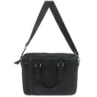 New Leather MenS Briefcase Fashion Large Capacity Business Bag Black Male Shoulder Laptop Bag