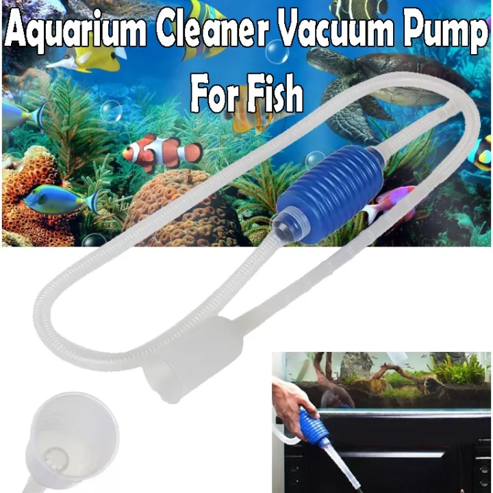 Aquarium Clean Siphon Hose Vacuum Water Change Gravel Cleaner Tank
