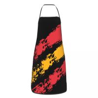 Spanish Flag Apron Cuisine Cooking Baking Gardening Spain Espana Bibs Kitchen Funny Pinafore Adult Aprons