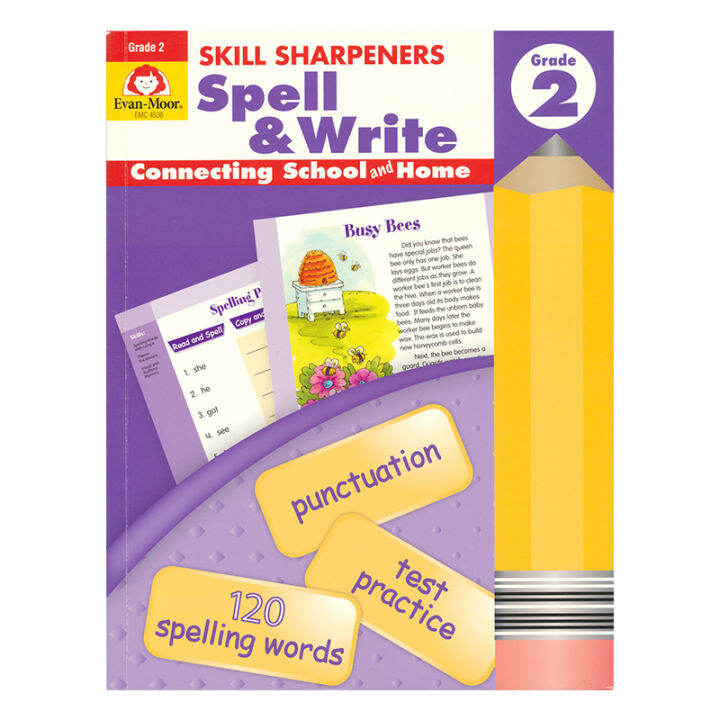 Evan Moore skill sharpeners spell & write grade 2 spelling exercise ...