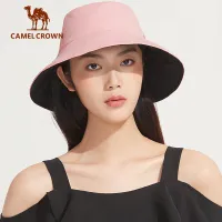 CAMEL CROWN Women Outdoor Hiking Hats Spring Summer Outside All-match Sunscreen UV-resistant Female Fisherman Hats Double-sided Wear