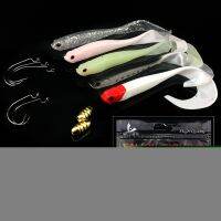 5Pcs/lot Fishing Skirt Tail Soft Fish Lure Bait 12.5cm/5.5g Live Vivid Simulation Empty Belly Hollow Texas Rig Lures Jigging