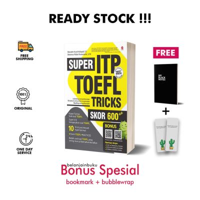 Super TOEFL ITP SKOR หนังสือทดสอบ 600++ พร้อมตัวล็อกคําตอบ